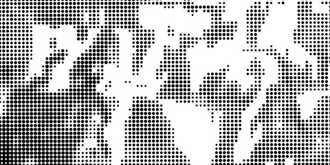 Fototapeta premium Faded Halftone Pattern for Prints. Abstract Gradient Background. Black Geometric Effect.vector eps 10