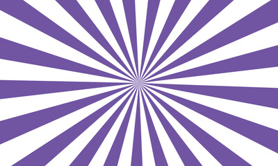 Vibrant Purple and White Sunburst Pattern Abstract Geometric Background