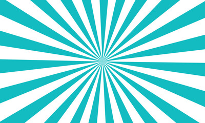 Abstract Turquoise Sunburst Pattern Diagonal Background Design