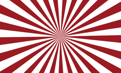 Dynamic Red and White Sunburst Pattern Abstract Background