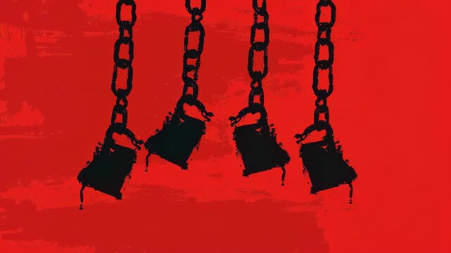 Enslavement : chains bound, captive souls, racial divide, slave trade tale, ownership injustice, oppression truth, human suffering, exploitation scars, systemic cruelty, slavery legacy, societal harm.