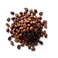 coffee beans and cup
