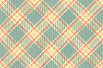 Classic tartan pattern featuring pastel shades. A timeless design, perfect for textiles, backgrounds, and festive themes. Seamless.