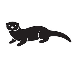 Eurasian River Otter illustrations