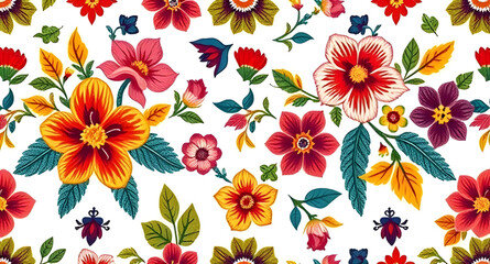 Botanical fabric texture, Fashion design vector, Flower pattern illustration, Continuous decorative design, Floral surface artwork, Elegant pattern vector, Repeating blossom fabric, Botanical decor il