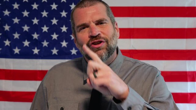 American Censorship Concept - Male Journalist or Politician - See no evil, Speak no evil, Hear no evil idea - Distracted Citizens