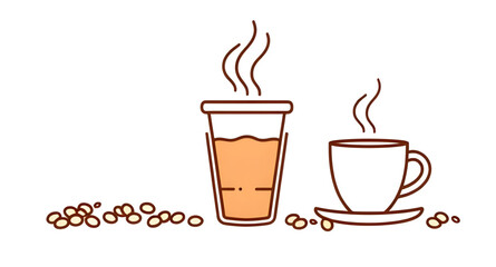 coffee sketch, simple coffee cup, cappuccino doodle, coffee logo sketch, black and white coffee drawing, hand drawn beverage, doodle style mug, coffee art vector, warm drink doodle, morning drink illu