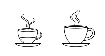 minimalist coffee drawing, doodle mug, coffee shop art, hot drink doodle, cozy coffee sketch, simple coffee cup, cappuccino doodle, coffee logo sketch, black and white coffee drawing, hand drawn bever