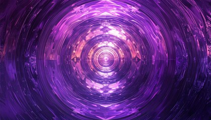 Abstract purple concentric circles