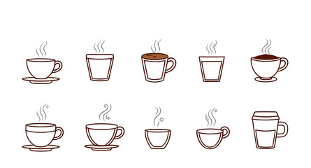 coffee cup icons