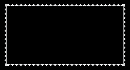 blank postage stamp