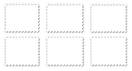 blank postage stamps