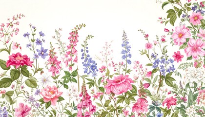 Beautiful Floral Garden Design.
