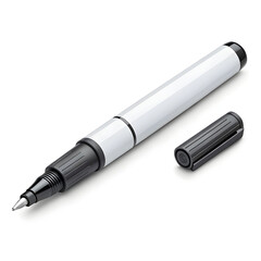 A whiteboard marker isolated on white background, used for writing and drawing on dry-erase boards,