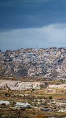 Fototapeta premium Views of cappadocia with rocks and valleys