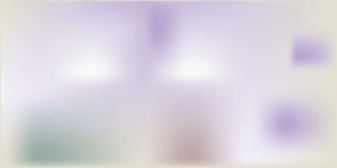 AbstractPastel winter gradient background. Minimalist winter landscape. Sky. Puffy clouds.