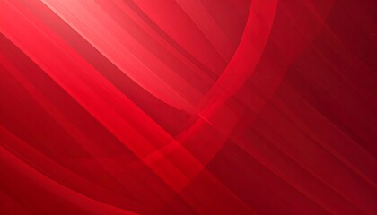 Abstract red diagonal lines and curves