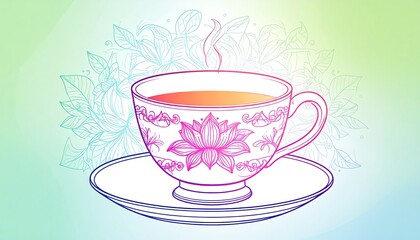 A Cup of Aromatic Tea.