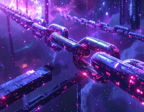 A chain linking through space