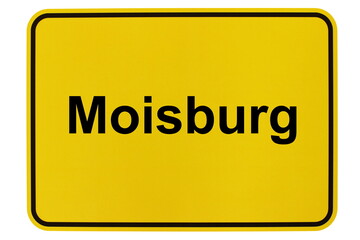 Illustration eines Ortsschildes der Gemeinde Moisburg in Niedersachsen