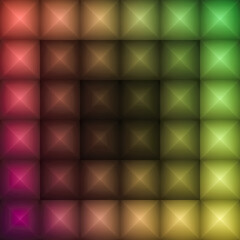 Glowing Gradient Geometric Background 