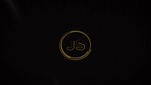 Elegant JS Monogram Logo Design JS Initials