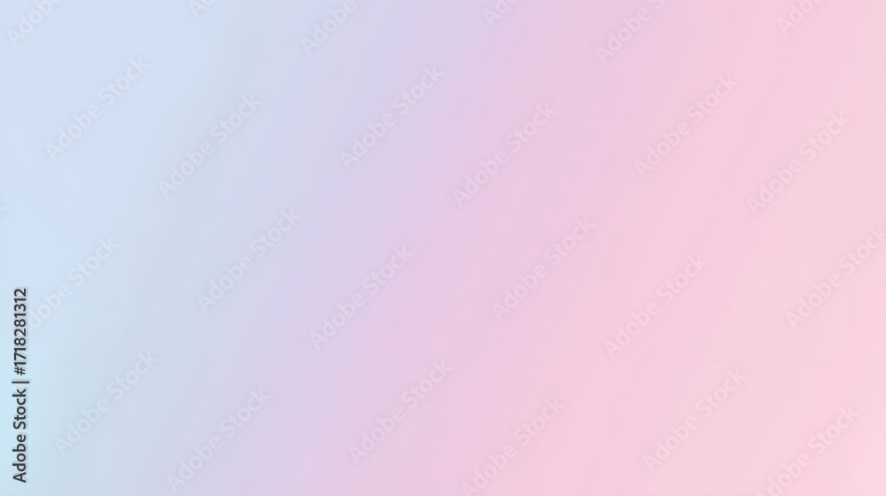 Wall mural a soft, pastel gradient transitions smoothly from light blue to light pink, creating a delicate and 