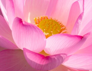 Close-up of a pink lotus flower