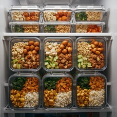 organized weekly meal prep Generative AI
