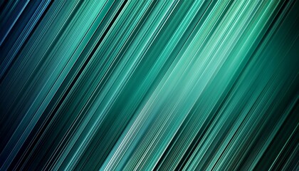 Abstract Diagonal Teal And Green Lines Background