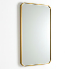 wall mirror isolated on white background