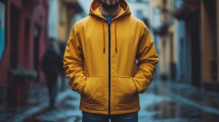 Yellow Hoodie Man