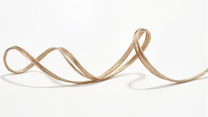 Intricate patterns of twisted wire in soft natural light