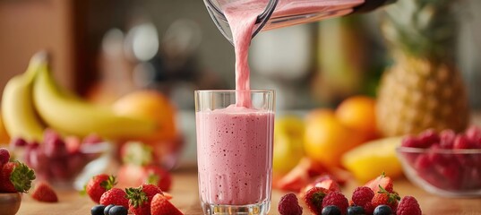Delicious Berry Smoothie Recipe: Blend of Fresh Fruits