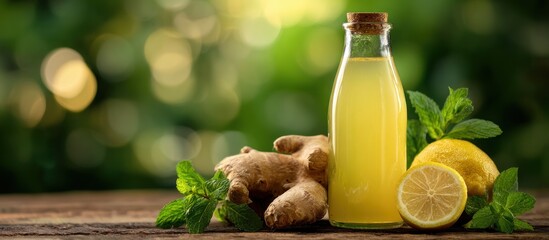 Refreshing Ginger Lemon Drink
