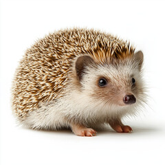 Obraz premium hedgehog isolated on white background