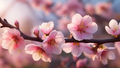 Peach Blossom Flowers
