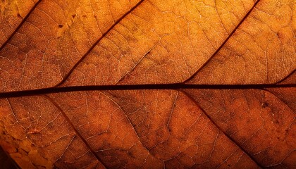 Obraz premium Macro Texture Of Autumnal Dried Leaves