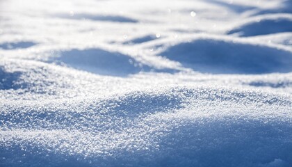 Obraz premium Fresh Snow As Texture Background Glittering Snow