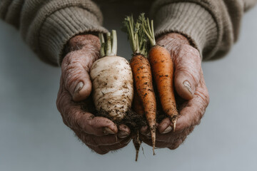 young farmer hands soil under nails holding seeds symbolizing connection to nature