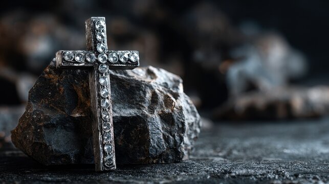 Spirit Week - A Cross Symbolizing Orthodox Beliefs and Prayer amid Difficult Times