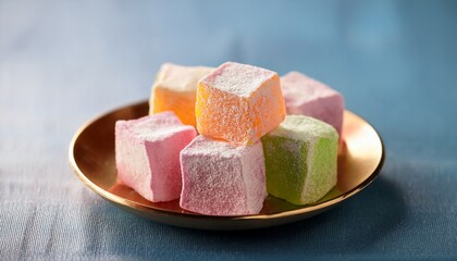Pastel Turkish Delight Squares