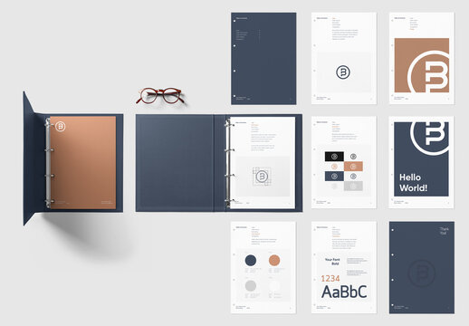 View From Above Brandbook Mockup