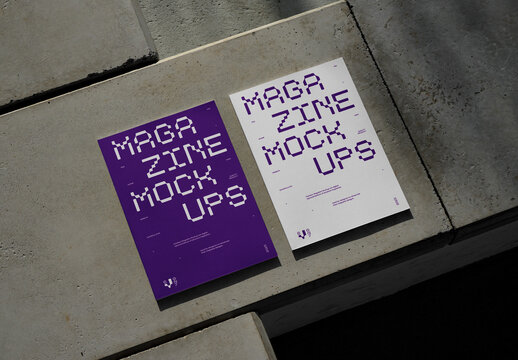 Pair Outdoor Magazine Mockup