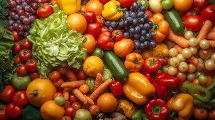 fresh vegetables on the market