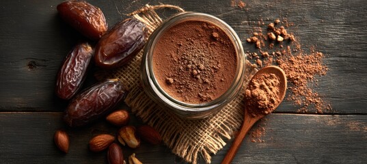 Dates, Cocoa Powder, and Nuts: A Healthy and Delicious Snack