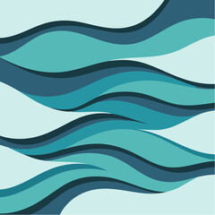 Fototapeta premium breathing flow mosaic with carved shadow lines and shard alternation