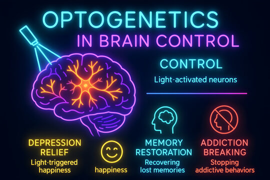 Optogenetic Brain Control with Light-Sensitive Neural Manipulation for Neuroscience Research