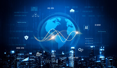 Global AI and data processing system enhances data, AI, and processing efficiency through digital...