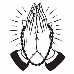 hand drawn vector illustration of an ancient warrior